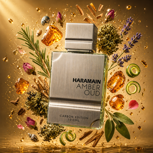 Amber Oud Carbon Edition Al Haramain Eau de Parfum Para Hombre