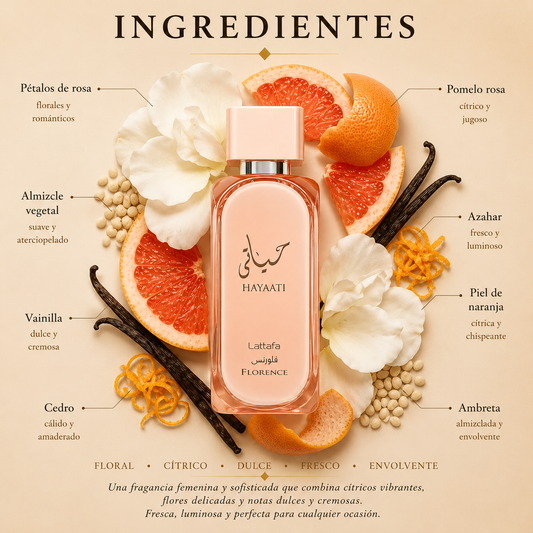 Hayaati Florence Lattafa Eau de Parfum Para Mujer