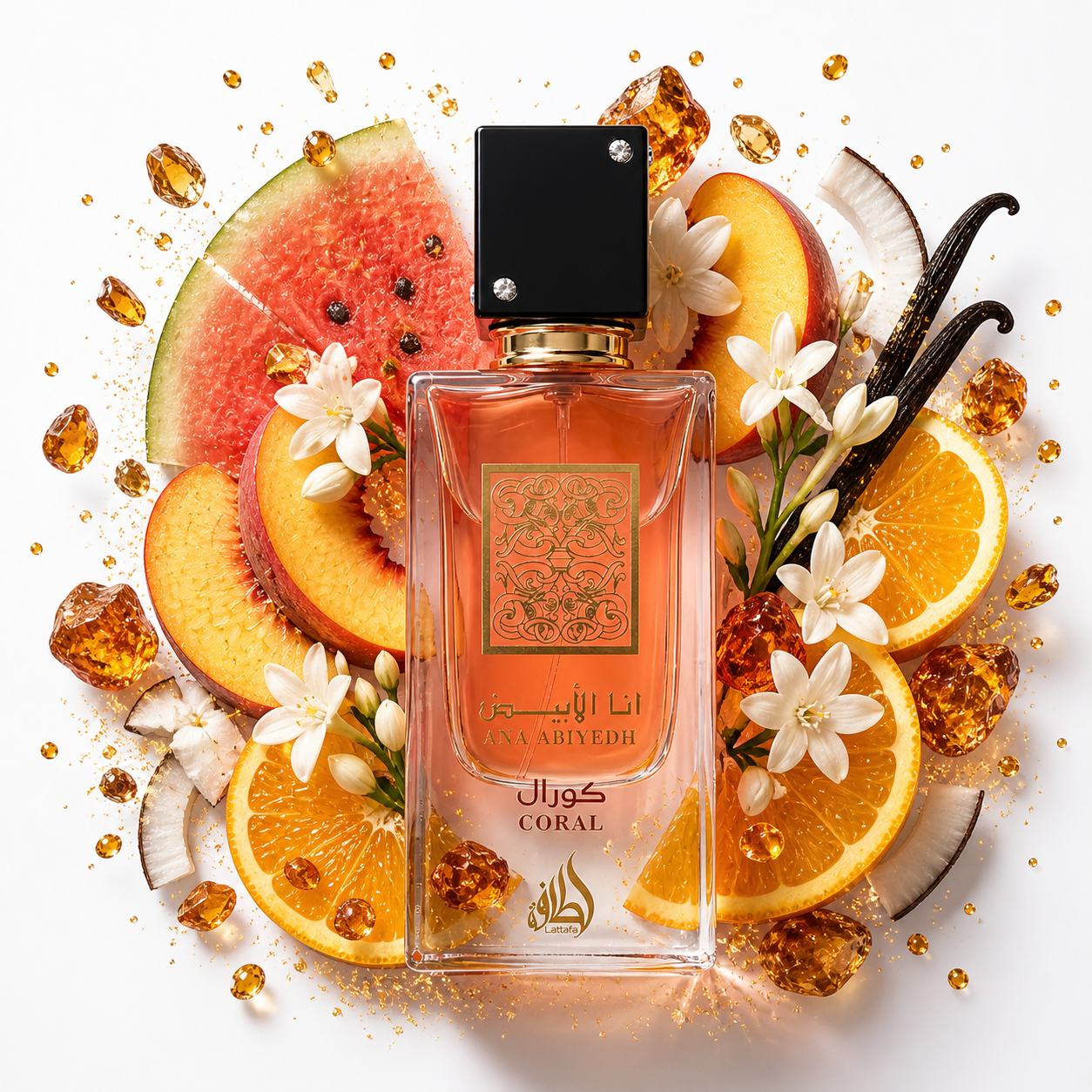 Ana Abiyedh Coral Lattafa Eau de Parfum Mujer