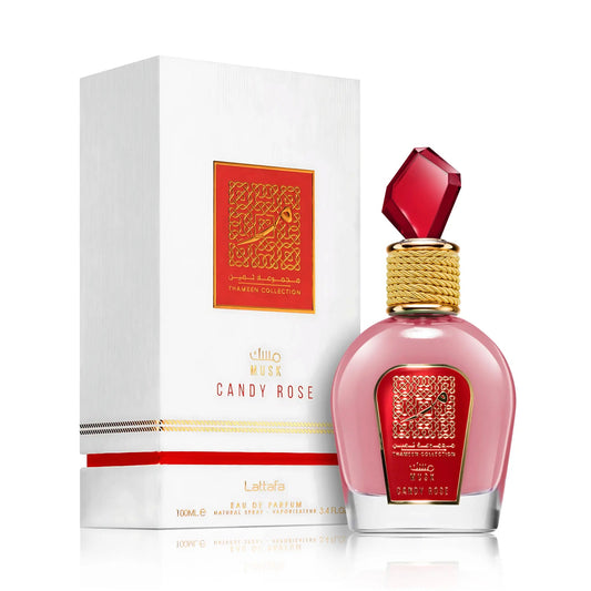 Musk Candy Rose Lattafa Eau de Parfum Para Mujer