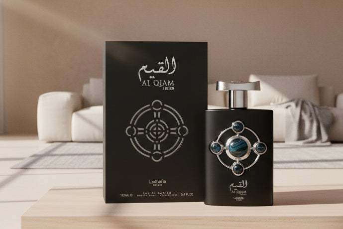 Al Qiam Silver Lattafa Eau de Parfum Para Hombre