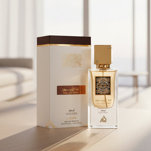 Ana Abiyedh Leather Lattafa Eau de Parfum Para Hombre