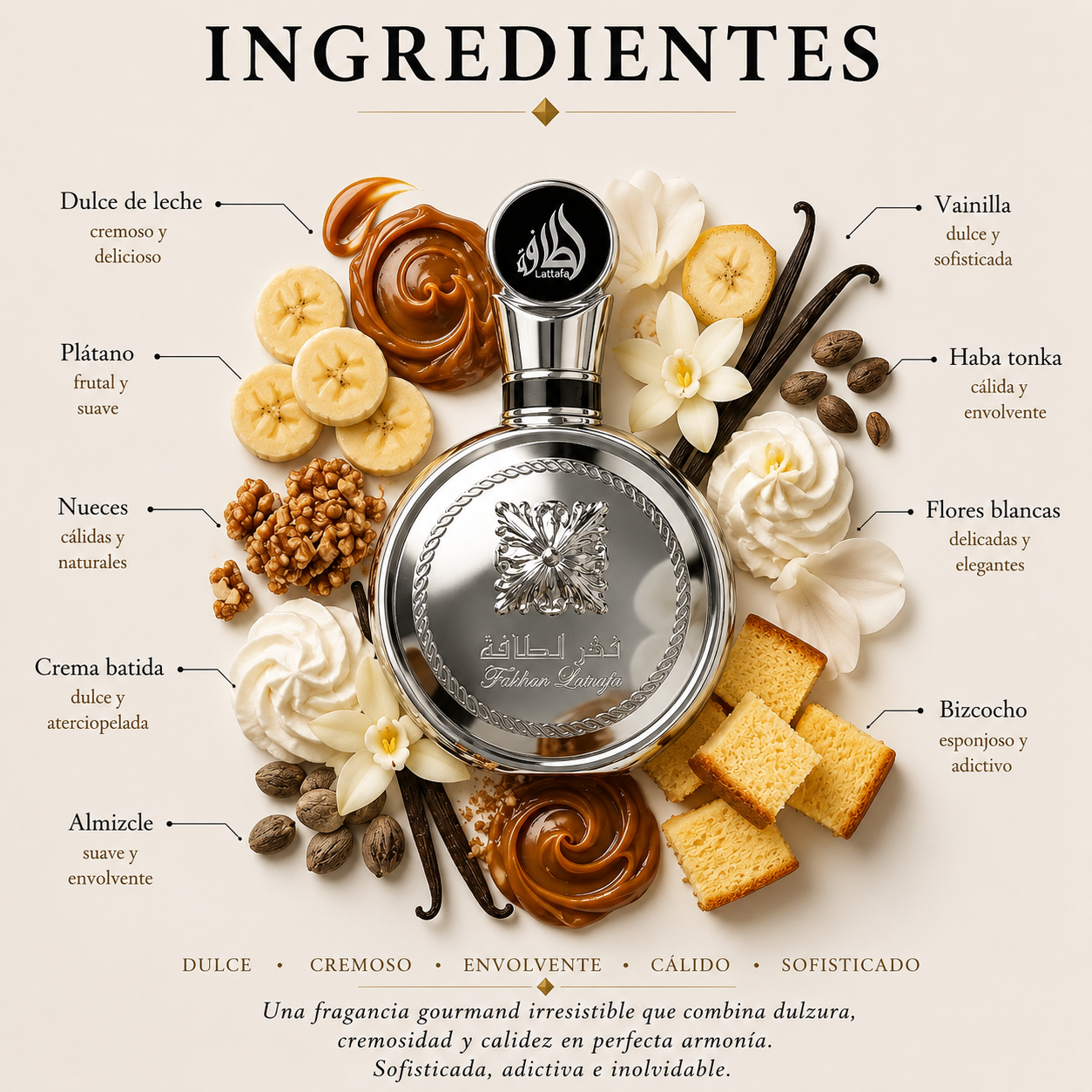 Fakhar Platin Lattafa Eau de Parfum Para Hombre