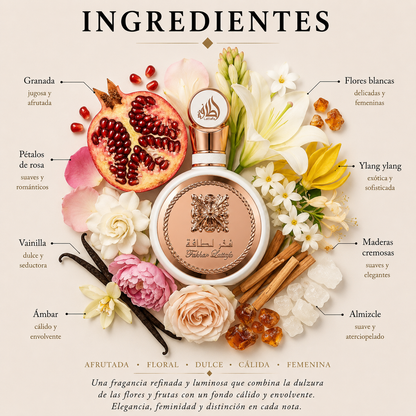 Fakhar Rose Lattafa Eau de Parfum Para Mujer