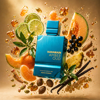 Amber Oud Aqua Dubai Al Haramain Extrait de Parfum Unisex