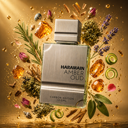 Amber Oud Carbon Edition Al Haramain Eau de Parfum Para Hombre