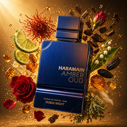 Amber Oud Dubai Night Al Haramain Extrait de Parfum Para Hombre