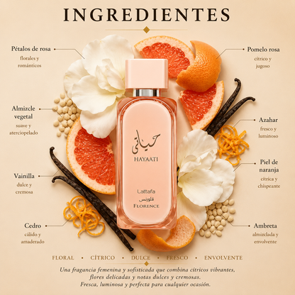 Hayaati Florence Lattafa Eau de Parfum Para Mujer