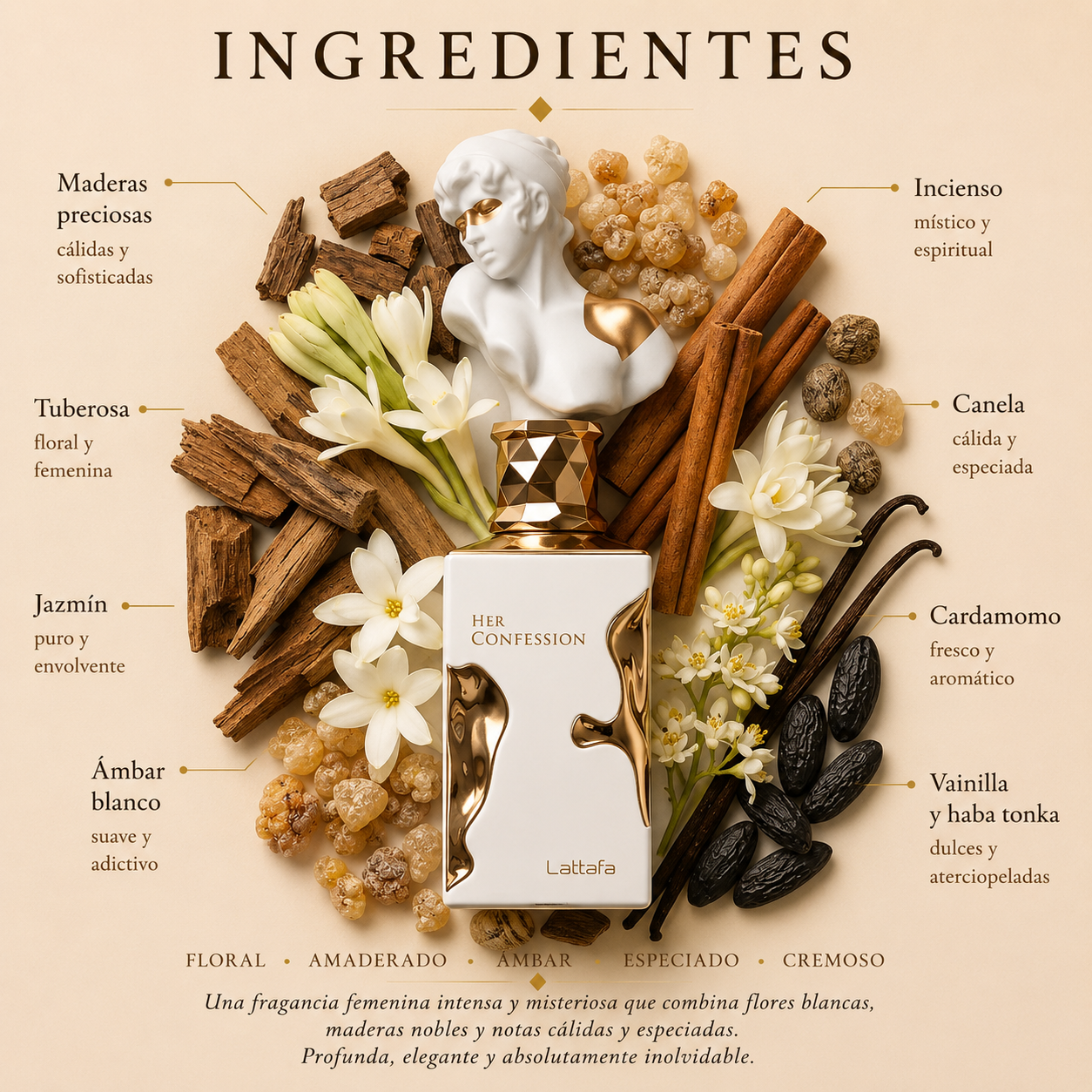 Her Confession Lattafa Eau de Parfum Para Mujer