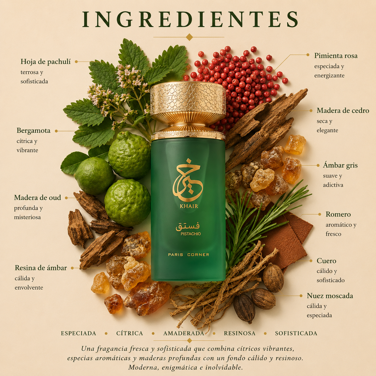 Khair Pistachio Paris Corner Eau de Parfum Unisex