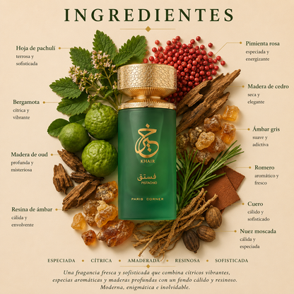 Khair Pistachio Paris Corner Eau de Parfum Unisex