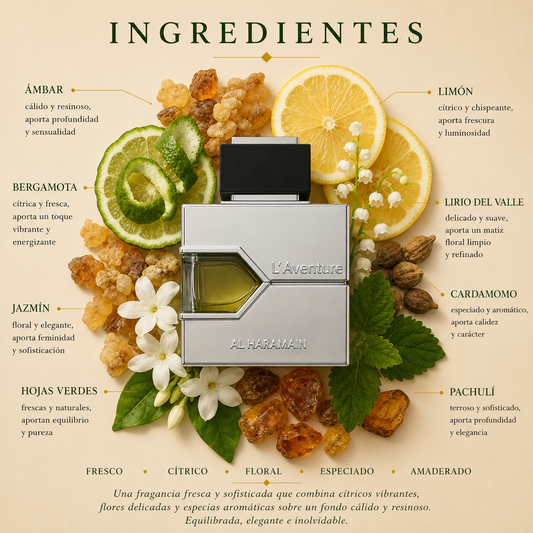L Aventure Al Haramain Eau de Parfum Para Hombre