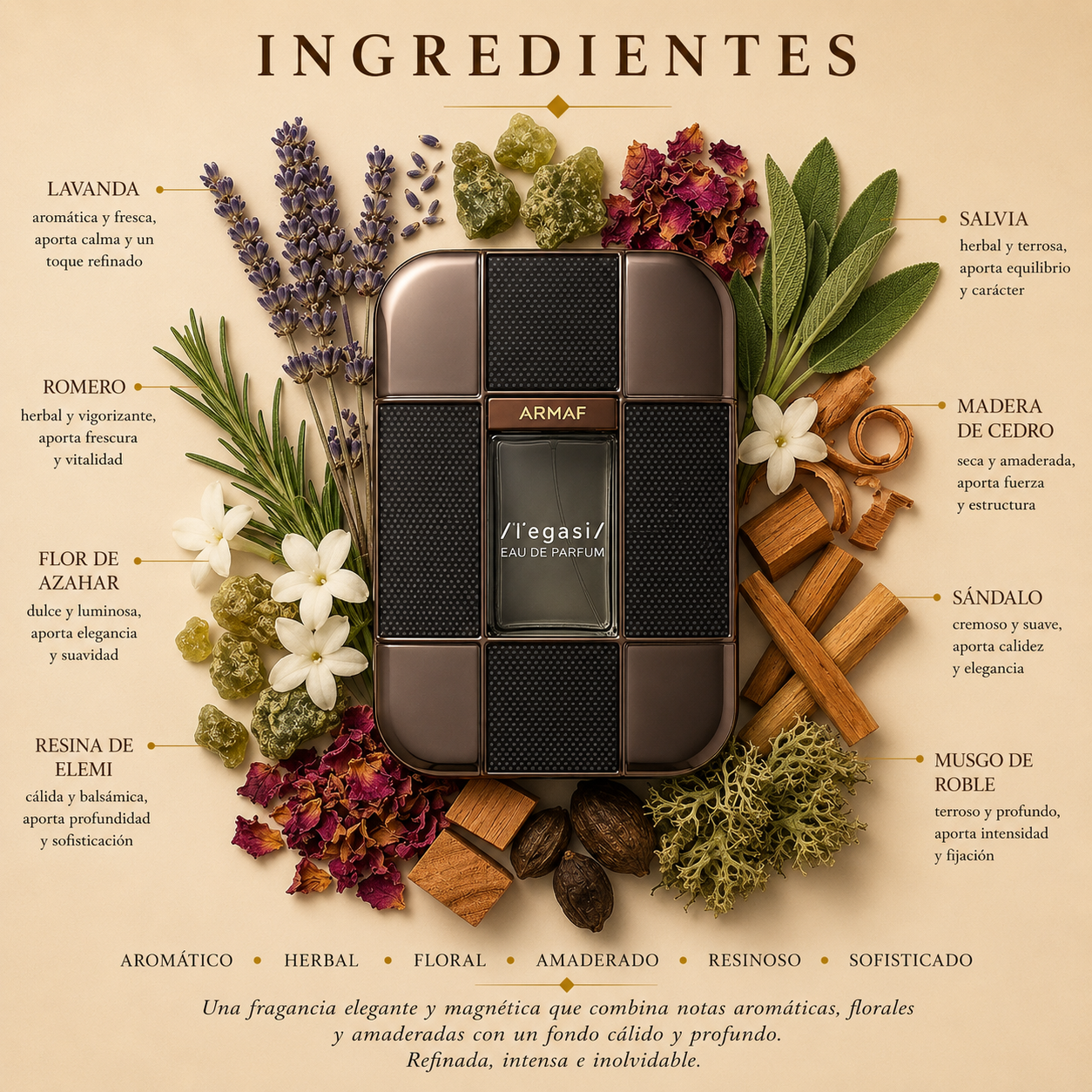 Legesi Homme Armaf Eau de Parfum Para Hombre