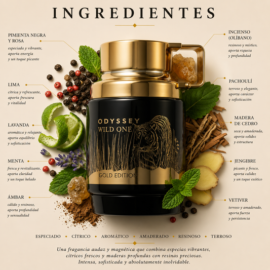 Odyssey Wild One Gold Edition Armaf Eau de Parfum Para Hombre