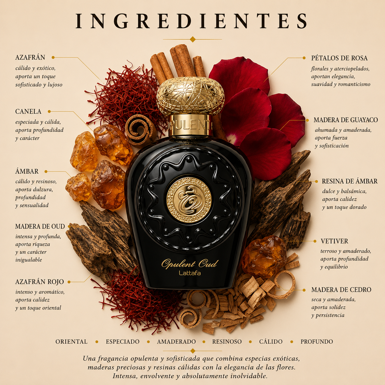 Opulent Oud Lattafa Eau de Parfum Unisex