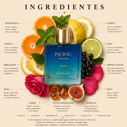 Pacific Aura Rayhaan Eau de Parfum Para Hombre