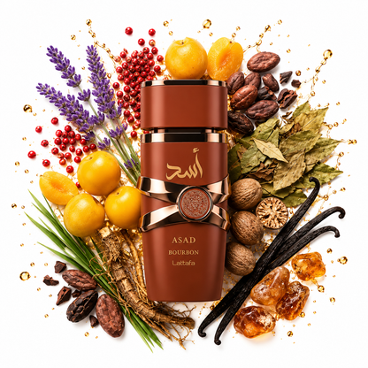 Asad Bourbon Lattafa Eau de Parfum Para Hombre