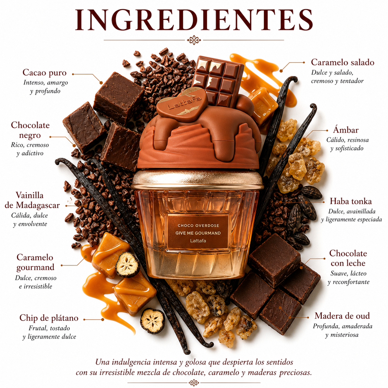 Choco Overdose Lattafa Eau de Parfum Para Mujer