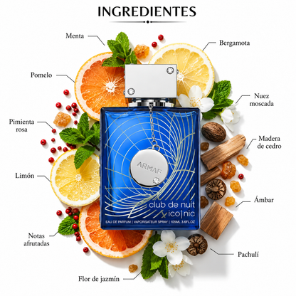 Club de Nuit Blue Iconic Armaf Eau de Parfum Para Hombre