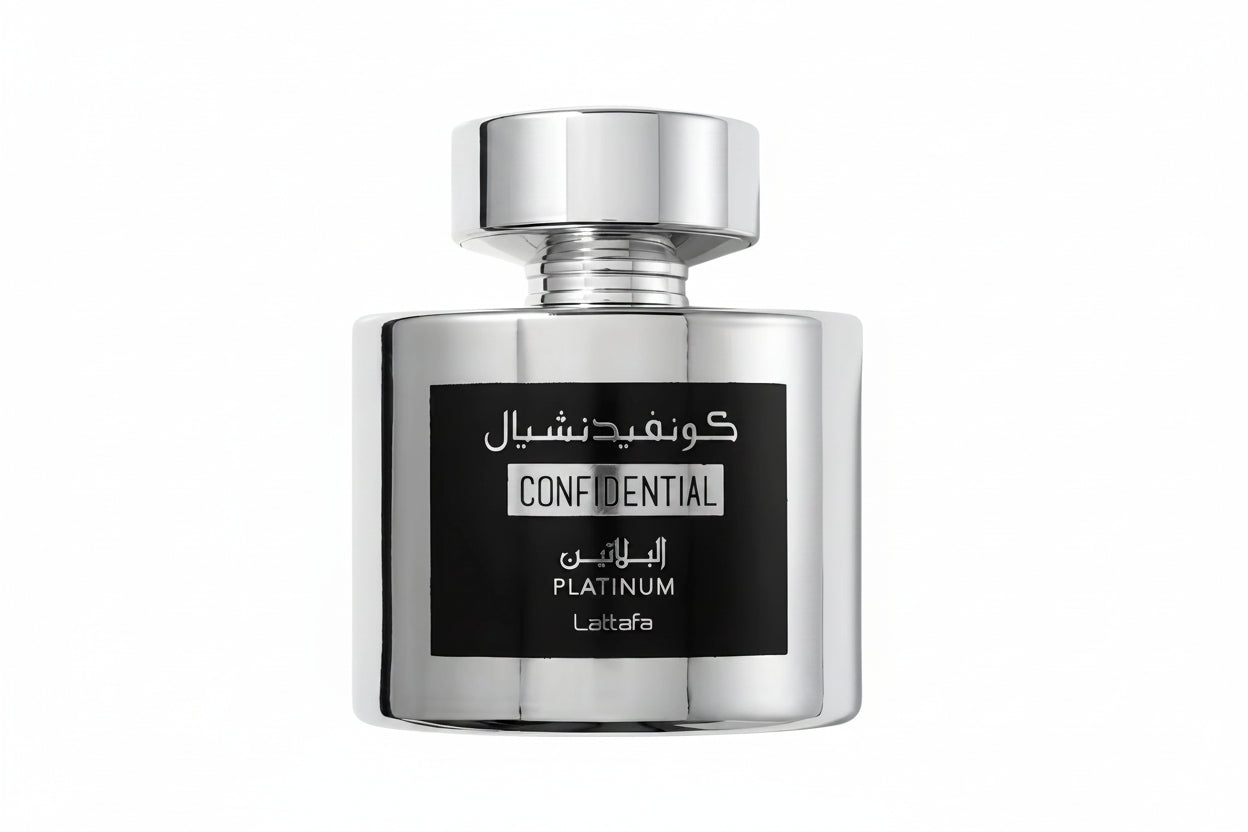 Confidential Platinum Lattafa Eau de Parfum Para Hombre