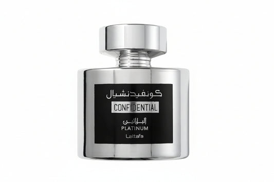 Confidential Platinum Lattafa Eau de Parfum Para Hombre