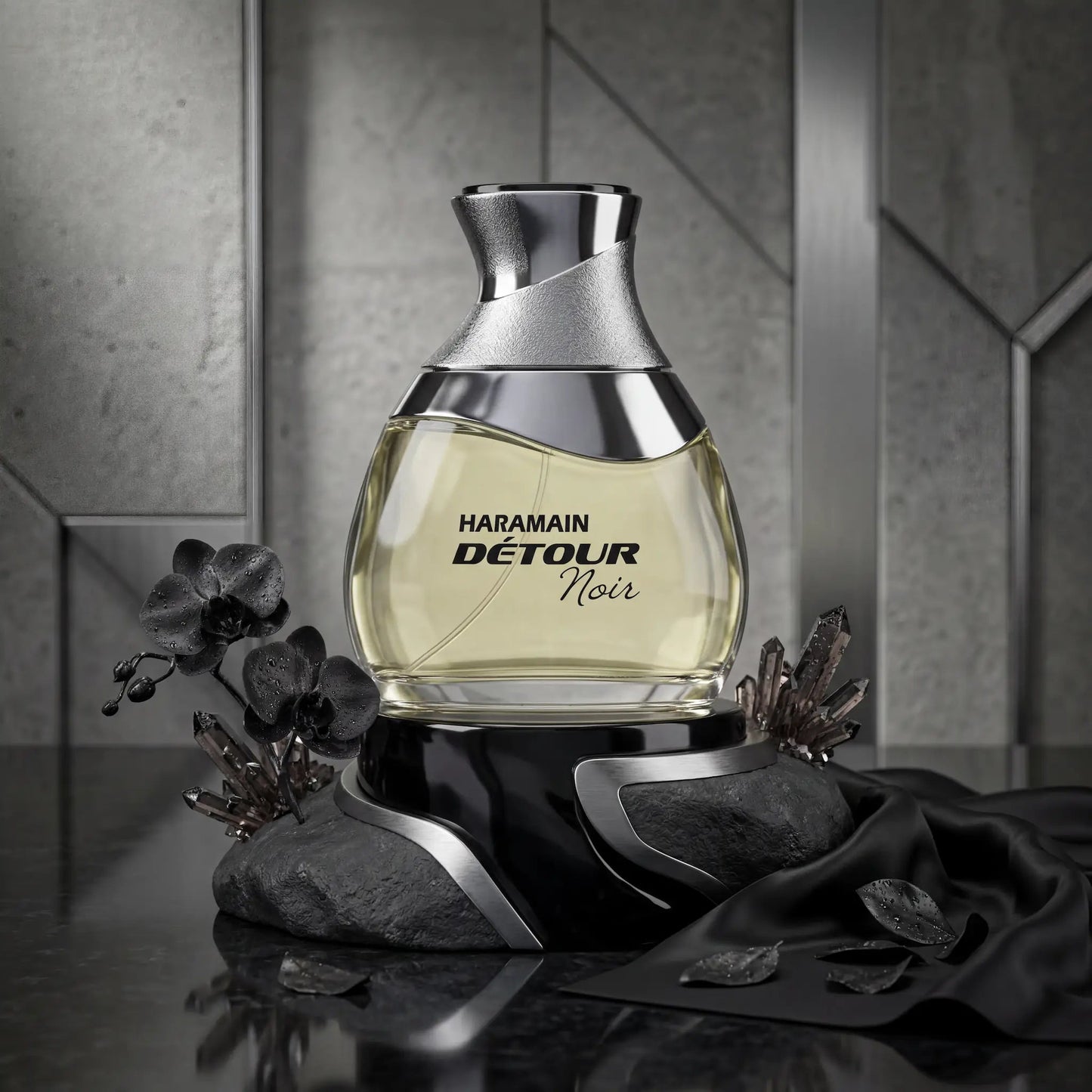 Détour Noir Al Haramain Eau de Parfum Para Hombre