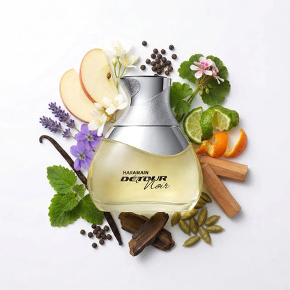Détour Noir Al Haramain Eau de Parfum Para Hombre