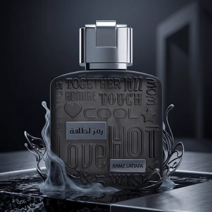 Ramz Silver Lattafa Eau de Parfum Para Hombre